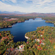 Broad Bay Ossippe Lake New Hampshire Art Print