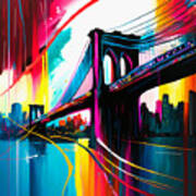 Brooklyn Bridge Ii Art Print Art Print