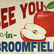 Broomfield Colorado Apple - Vintage Art Print