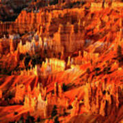 Fire Dance - Bryce Canyon National Park. Utah Art Print