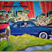 Dixie Road Trips / Oak Ridge Art Print