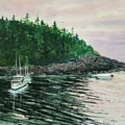 Bunker Harbor, Acadia Maine Art Print