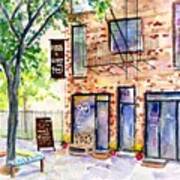 Bushwick Brooklyn New York Coffee Shop Art Print