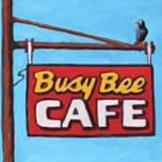 Busy Bee Cafe Art Print