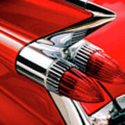 Cadillac Eldorado Tail Light Art Print