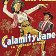 ''calamity Jane'' - 1953 Art Print