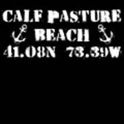 Calf Pasture Beach Norwalk Art Print