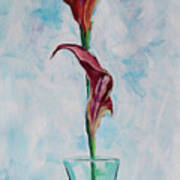 Calla Lilies Art Print