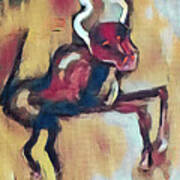 Camargue Bull No 10 Art Print