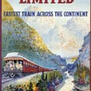 Canadian Railroad Poster Art Print
