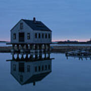 Cape Porpoise Blue Hour Art Print