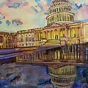 Capitol Building Art Print