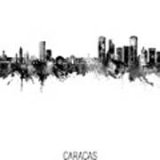 Caracas Venezuela Skyline #84 Art Print