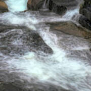 Cascading Water At Reedy River Falls Art Print