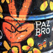Casco Viejo Paz Bro In Panama City Art Print