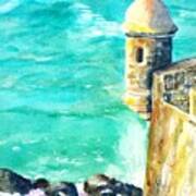 Castillo De San Cristobal Ocean Sentry Art Print