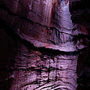 Cave Subterrainean Waterfall 001 Art Print