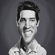 Celebrity Sunday - Elvis Presley Art Print