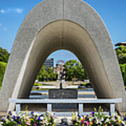 Cenotaph For The Hiroshima A-bomb Victims Art Print