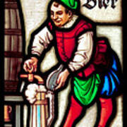 Century-old German Stained Glass Art Print