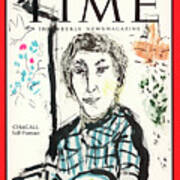 Chagall Self-portrait Art Print