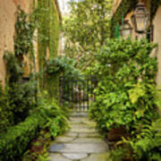 Charleston Garden Walkway - View 7 Art Print