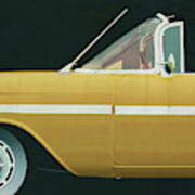Chevrolette Impala 1959 Convertible Art Print