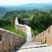 China 10 Mkm2 Collection - Great Wall Of China X I X Art Print
