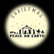 Christian Christmas - Peace On Earth Art Print