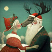 Christmas Scene 047 Art Print