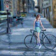 City Bike Art Print