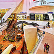 City Center, Cosmopolitan Shopping Mall, Las Vegas Art Print
