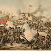 Civil War Assault On Fort Sanders Art Print