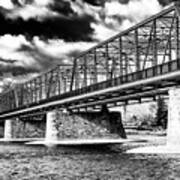 Clouds Over The New Hope Lambertville Bridge Art Print