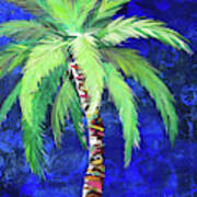 Cobalt Blue Palm Ii Art Print