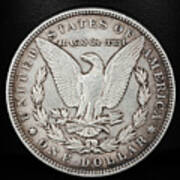 Coin Collecting - 1886 Morgan Dollar Eagle Side Art Print
