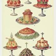 Cold Collation Dishes Art Print