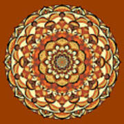 Colors Of Autumn Mandala Art Print