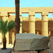 Columns In Egypt Karnak Temple Art Print