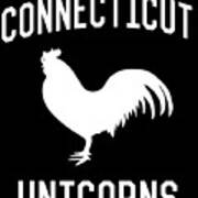 Connecticut Unicorns Art Print