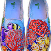 Coral Reefer Sanuks Art Print