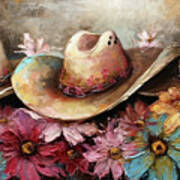 Cowgirl Hats Art Print
