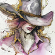 Cowgirl Sparkle Art Print