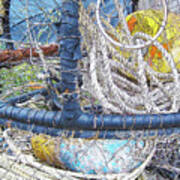 Crab Pots Art Print