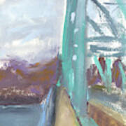 Crossing Sewickley Bridge 192611 Art Print