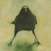 Crow 6 Cropped Version Art Print