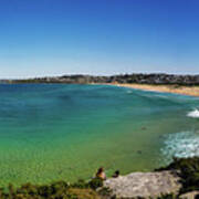 Curl Curl Beach Panorama No 5 Art Print