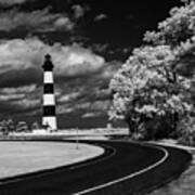Curving Path To The Bodie Lighthouse Art Print