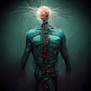 Cybernetic God, 01 Art Print