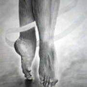 Dancer's Feet Art Print